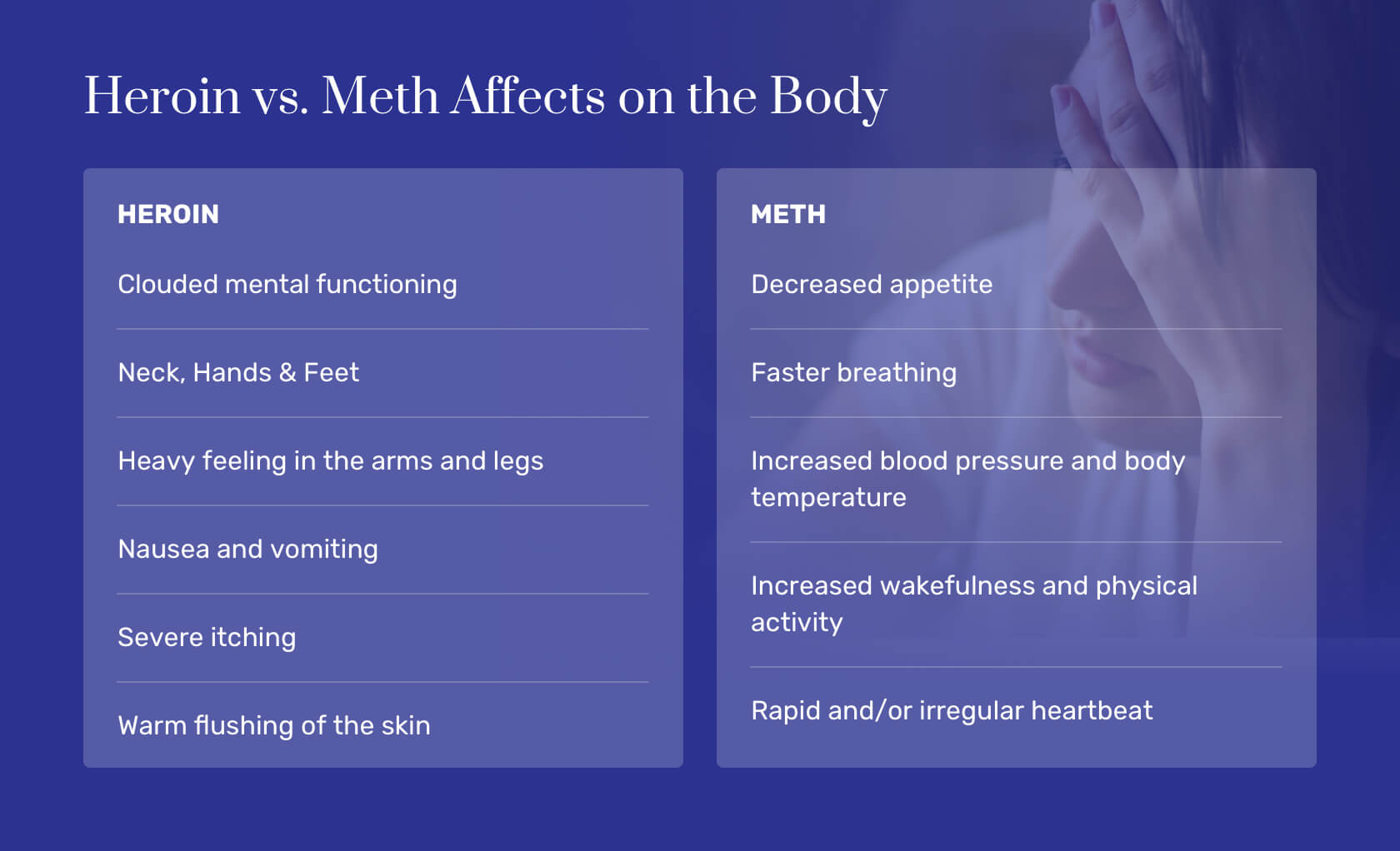 meth body effects