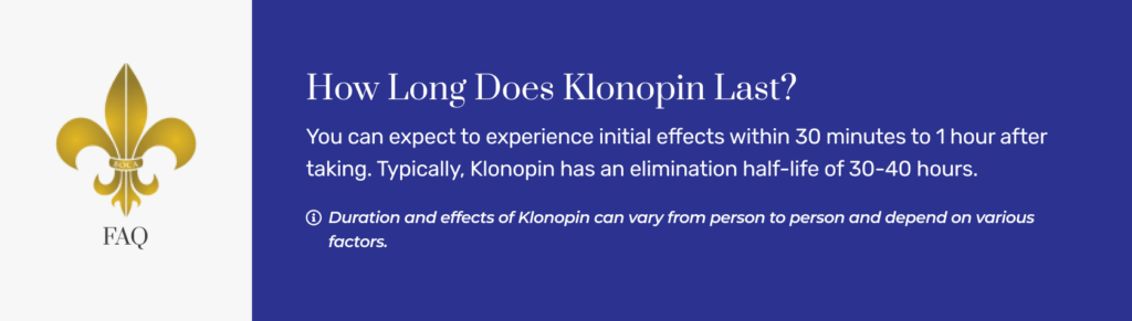 How Long Does Klonopin Last?