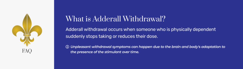 What is Adderall Withdrawal?