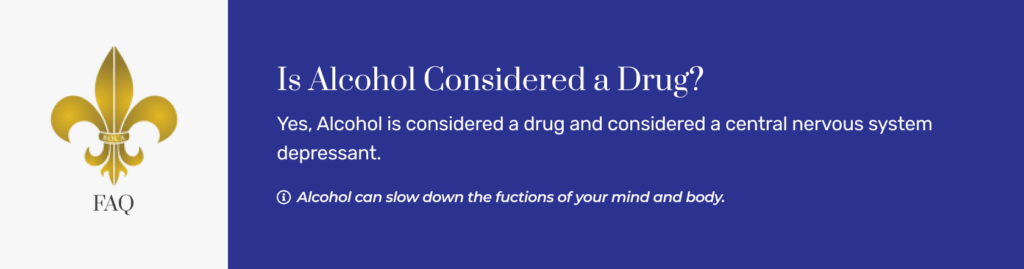 Is Alcohol Considered a Drug?
