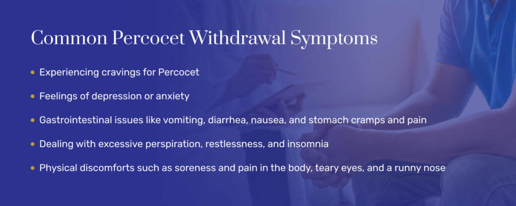 Common Percocet Withdrawal Symptoms